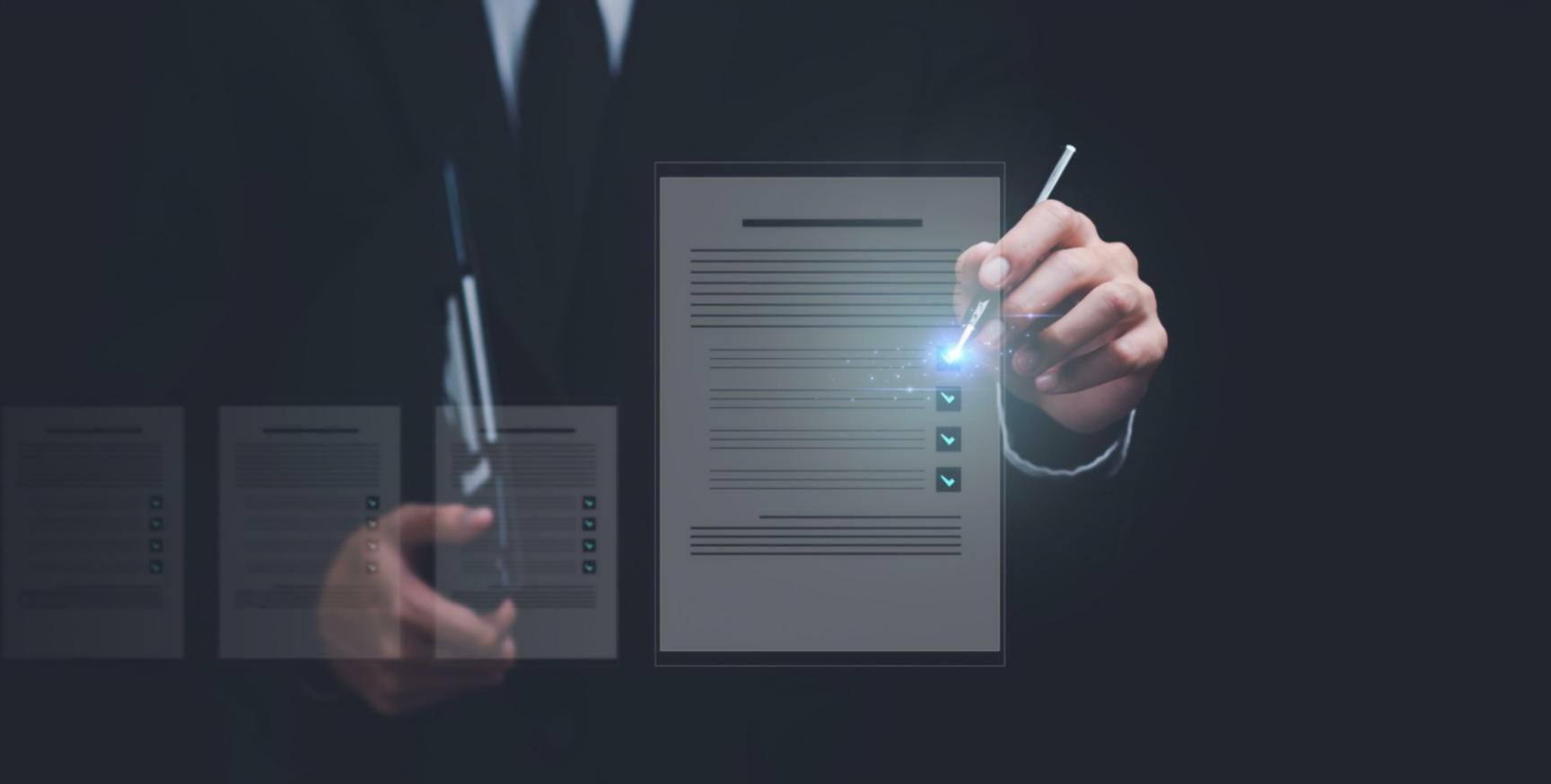 Instructor demonstrating search metrics analysis on screen