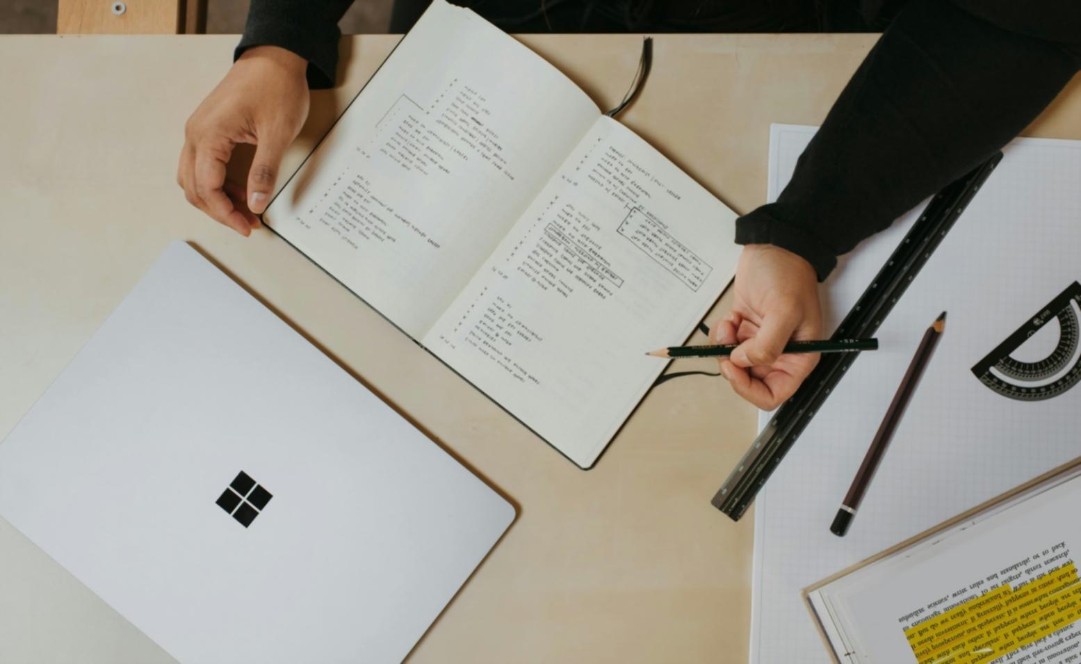 Team reviewing client feedback and analytics reports together